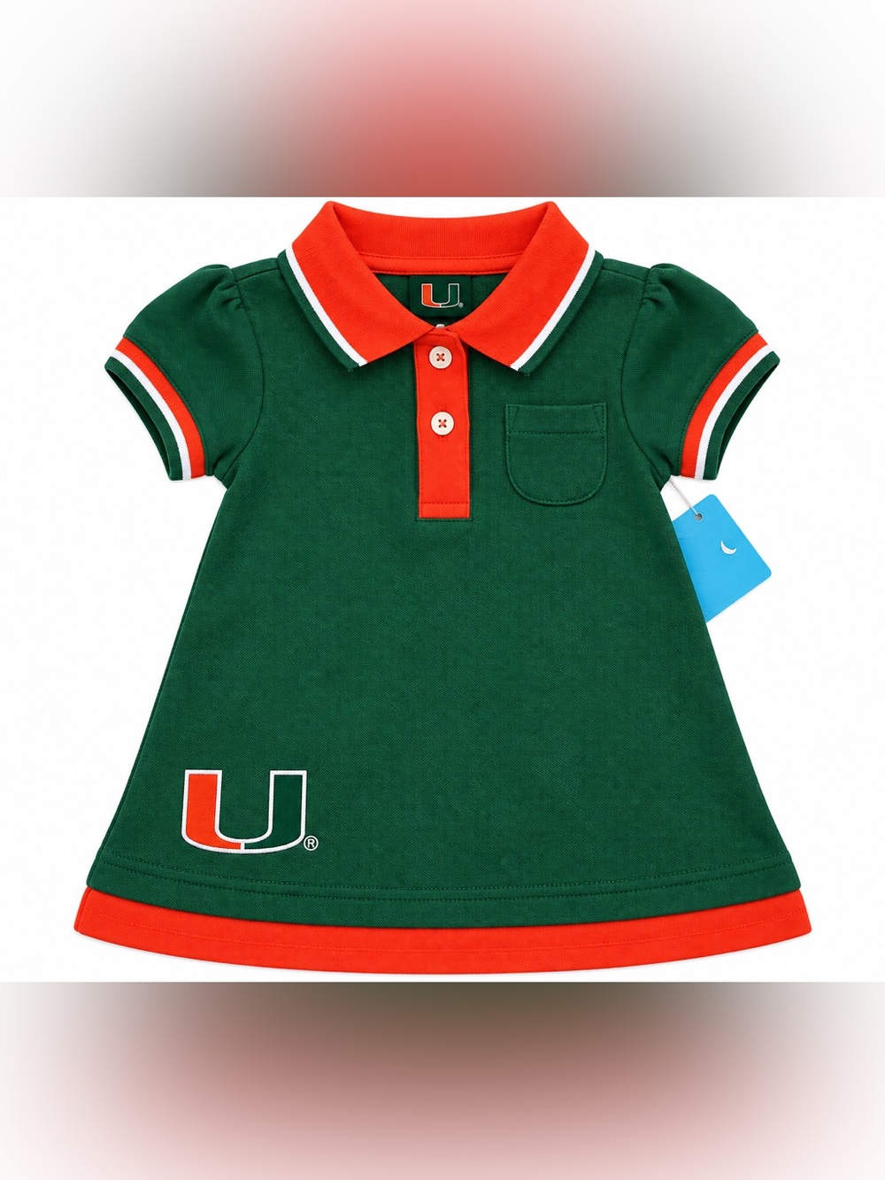 Girls' (Infant) Miami HurricanesPolo Dress New 18 Month
